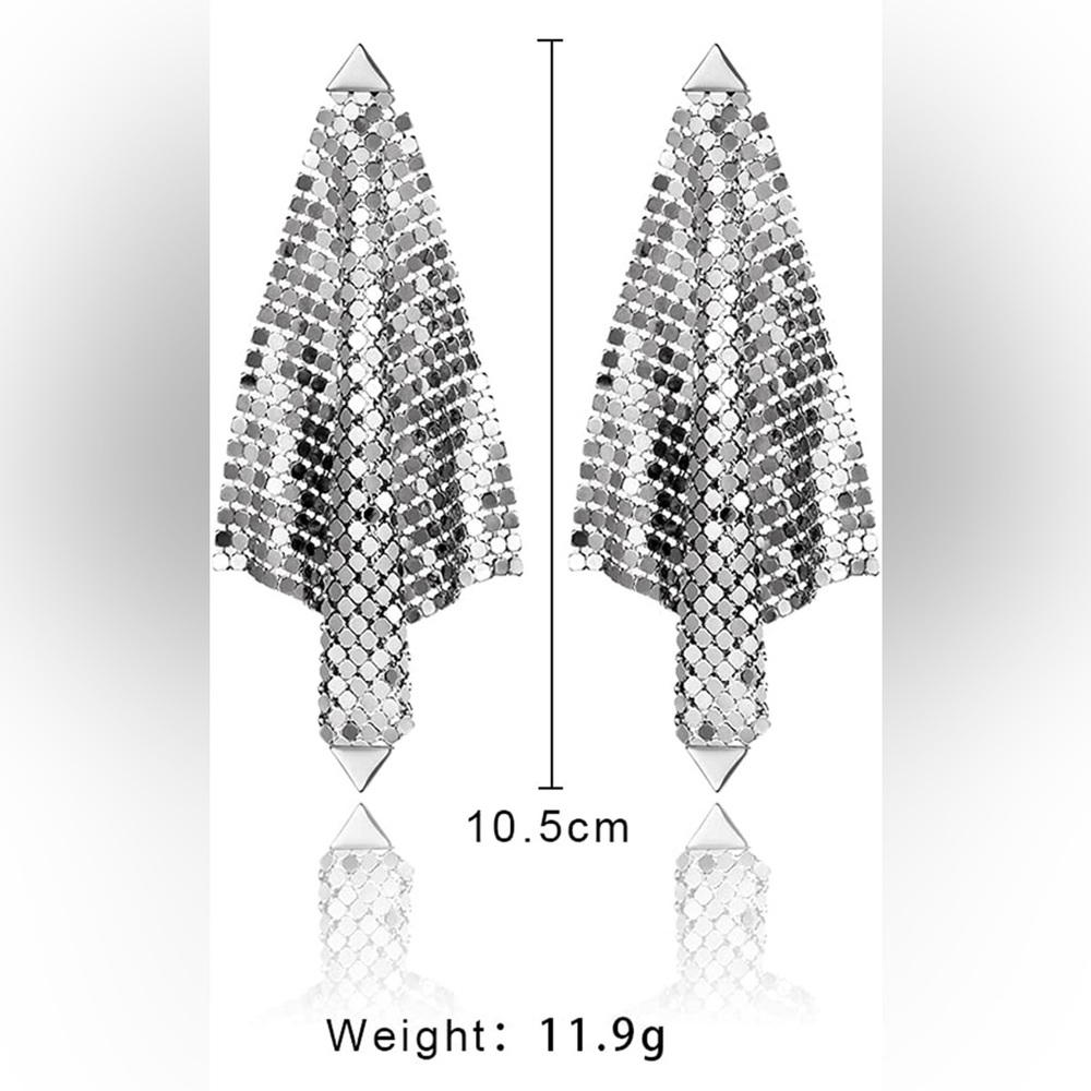 luxury fashion designer earrings tassel - Picture 10 of 11